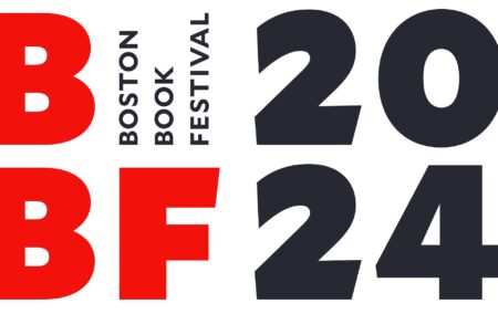 Boston Book Festival logo in Large Red Letters B B F